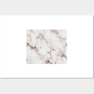 Artico marble - rose gold accents Posters and Art